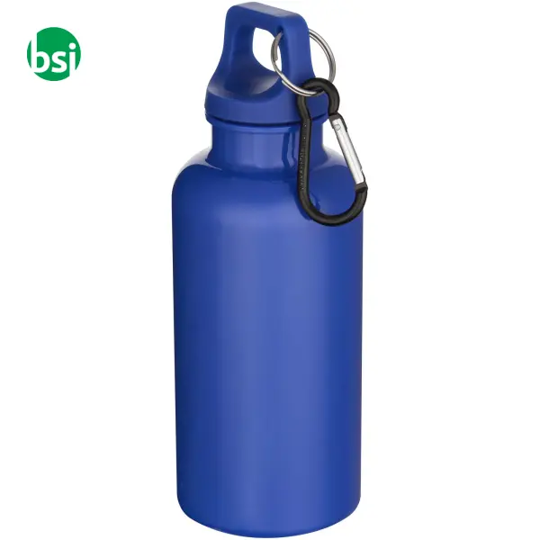 400 ml recycled plastic bottle with carabiner Oregon -  10