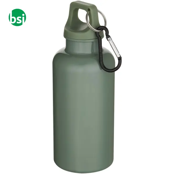 400 ml recycled plastic bottle with carabiner Oregon -  12