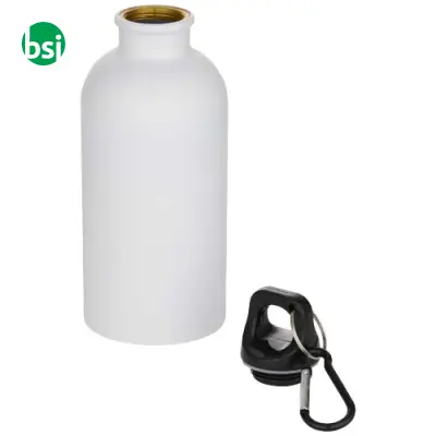Oregon 400 ml matte stainless steel water bottle - Immagine 4