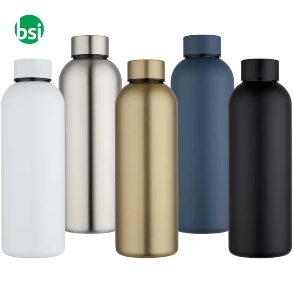 750 ml Spring single-wall recycled steel bottle -  5