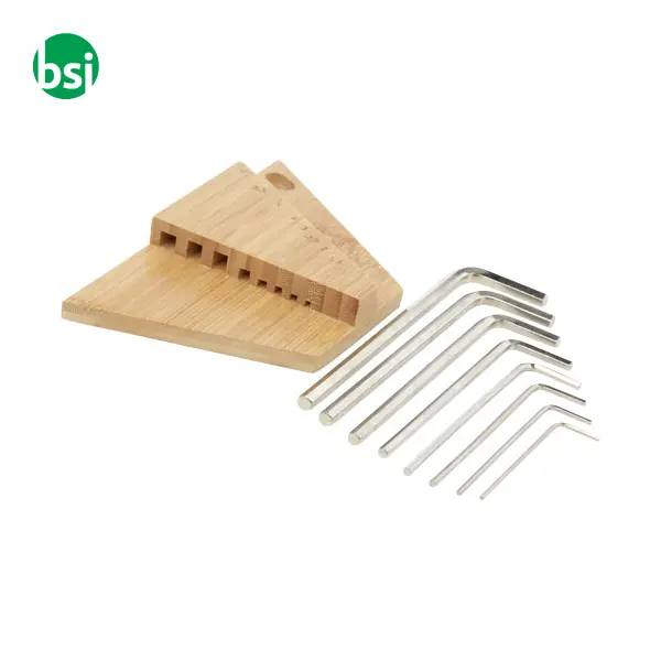 Allen bamboo hex key tool set -  6