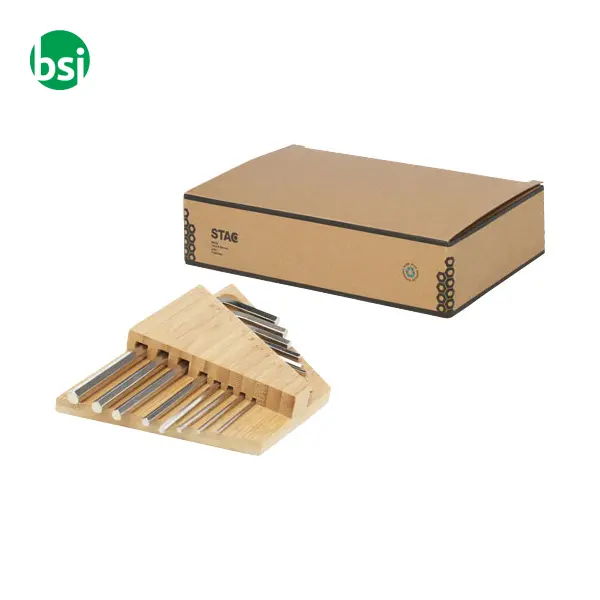 Allen bamboo hex key tool set -  7