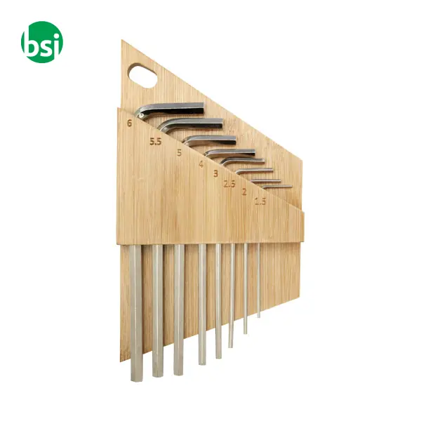 Allen bamboo hex key tool set -  4