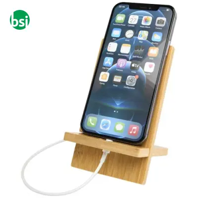 Ceibo detachable bamboo phone stand - Immagine 6