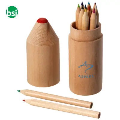 Bossy 12-piece coloured pencil set  - 106021 - Immagine 2