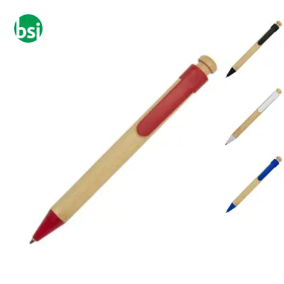 Rattan bamboo and ballpoint pen