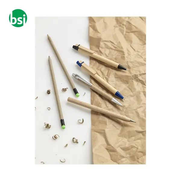 Arica wooden ballpoint pen Beech wood - 106121 -  4