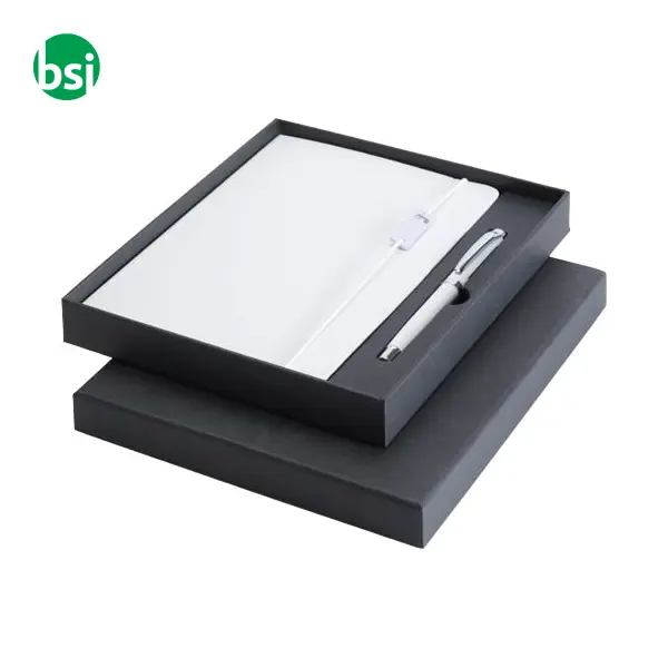 A5 notebook and Legato Elegance rollerball pen set -  9