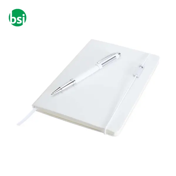 A5 notebook and Legato Elegance rollerball pen set -  6