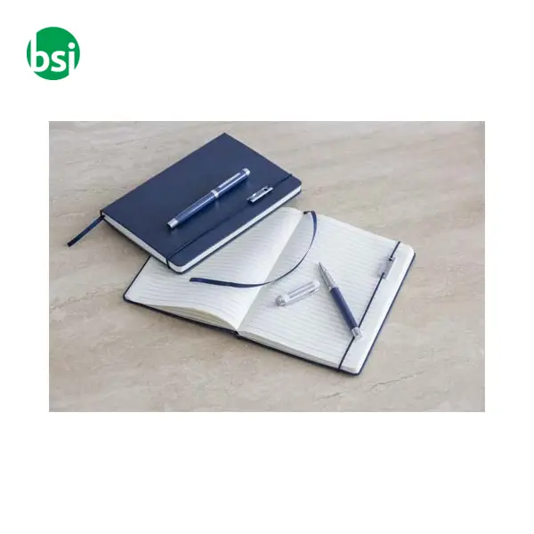 A5 notebook and Legato Elegance rollerball pen set -  8