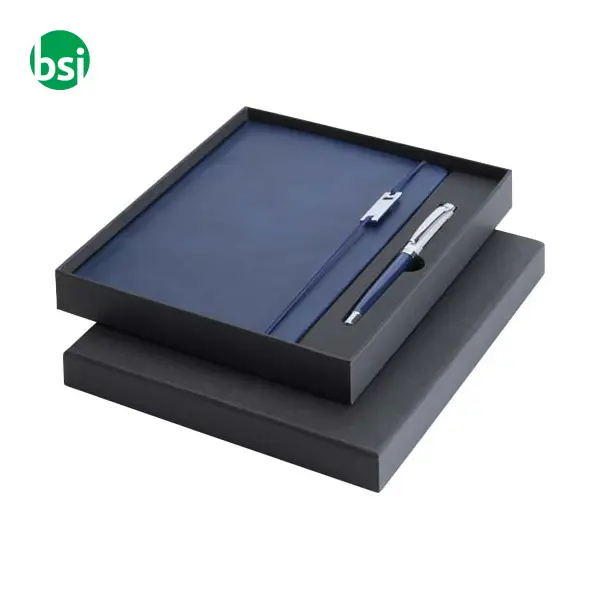 A5 notebook and Legato Elegance rollerball pen set -  12