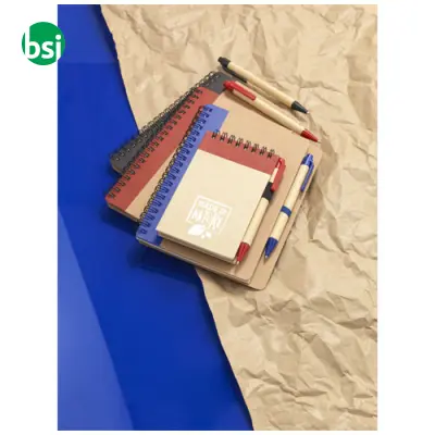 Zuse A7 recycled jotter notepad with pen - Immagine 4