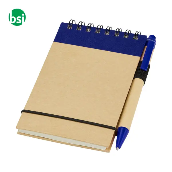 Zuse A7 recycled jotter notepad with pen -  7