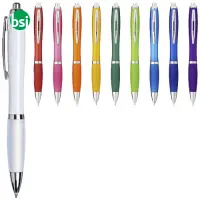 Nash ballpoint pen with coloured barrel and grip  - 106399