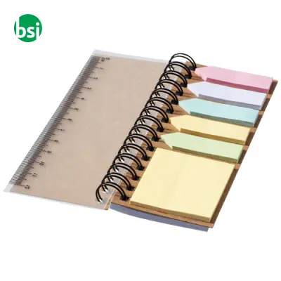 Spinner spiral notebook with coloured sticky notes  - 106736 - Immagine 7