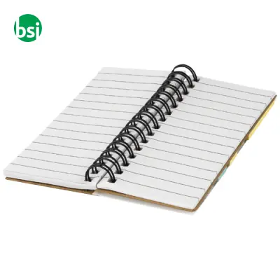 Spinner spiral notebook with coloured sticky notes  - 106736 - Immagine 8
