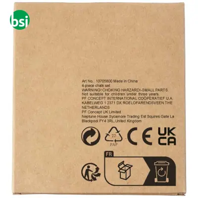 Screech 4-piece chalk set Paper - 107058 - Immagine 4