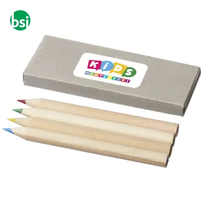 Tullik 4-piece coloured pencil set  - 107066 - Immagine 3