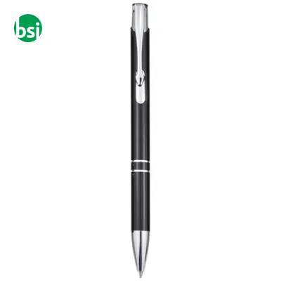 Moneta aluminium click ballpoint pen  - 107105 - Immagine 3