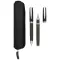Carbon duo pen gift set with pouch  - 107110 - Anteprima 6