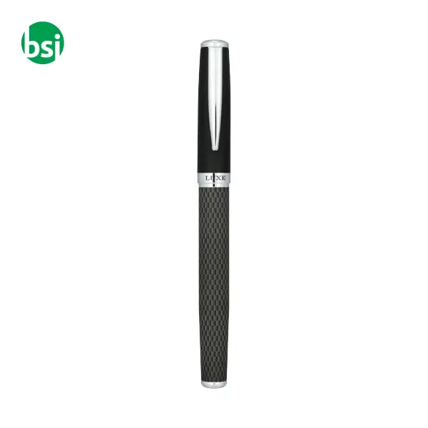 Carbon duo pen gift set with pouch  - 107110 -  4