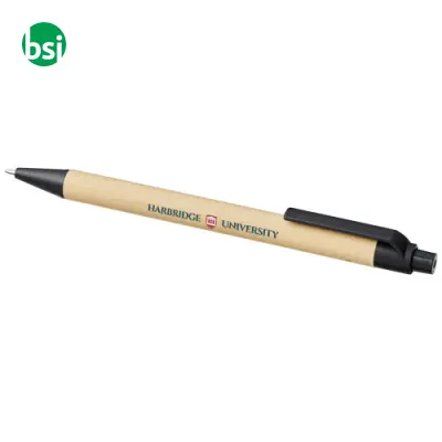 Berk recycled carton and corn plastic ballpoint pen - Immagine 2