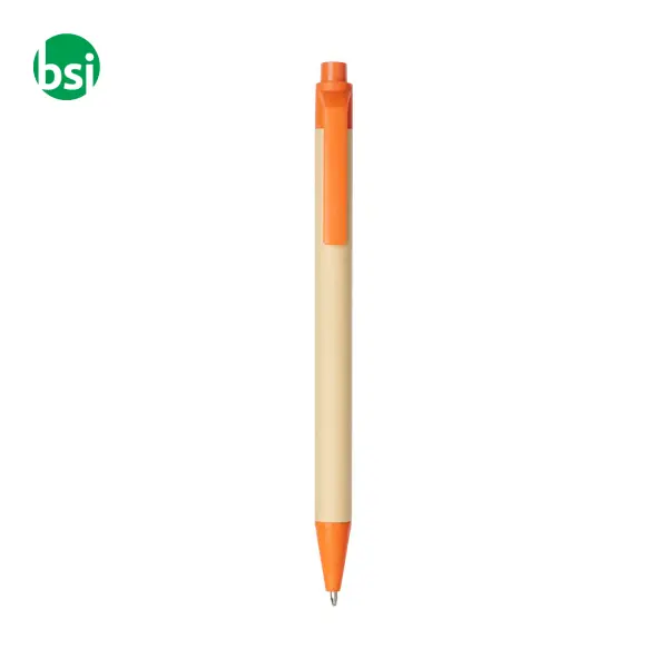 Berk recycled carton and corn plastic ballpoint pen -  12