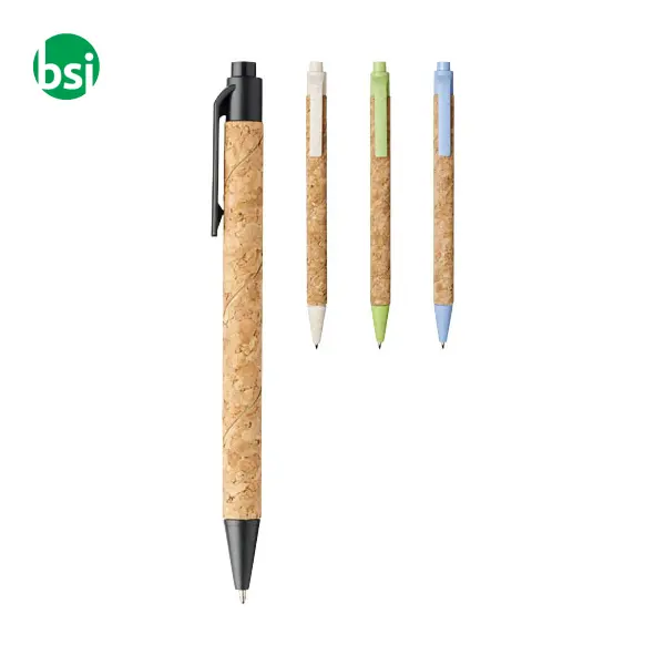 Midar cork and wheat straw ballpoint pen -  1