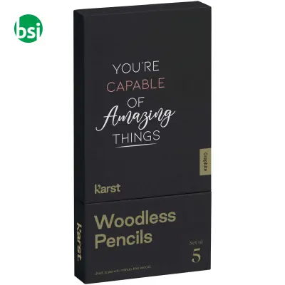 Karst 5-pack 2B woodless graphite pencils - Immagine 3