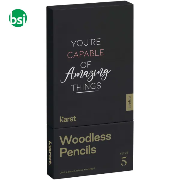 Karst 5-pack 2B woodless graphite pencils -  3