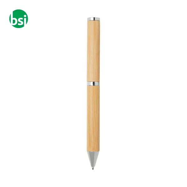 Apolys bamboo ballpoint and rollerball pen gift set  - 107833 -  5