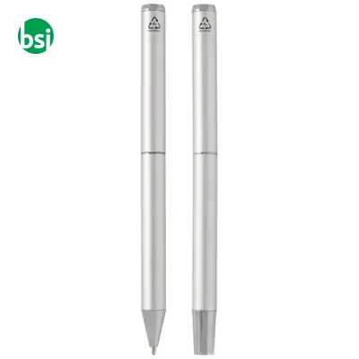 Lucetto ballpoint and rollerball pen gift set - Immagine 5