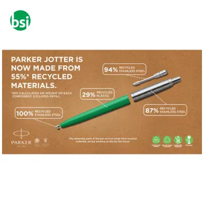 Customized Parker Jotter Recycled ballpoint pen - 107865 - Immagine 8