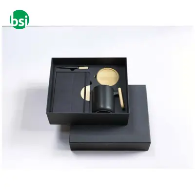 Laura A5 hard cover notebook and ballpoint pen gift set - Immagine 9