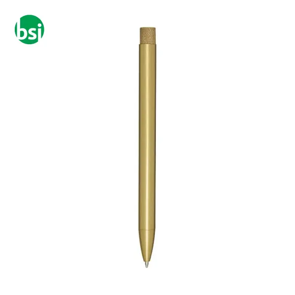 Beatriz recycled brass ballpoint pen black ink -  5