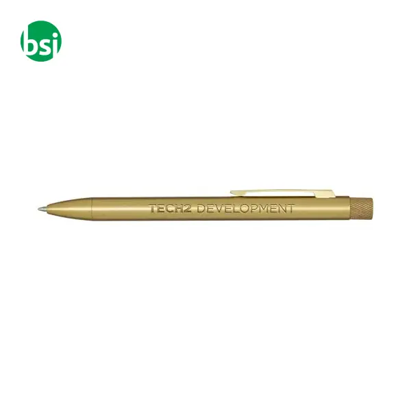 Beatriz recycled brass ballpoint pen black ink -  2