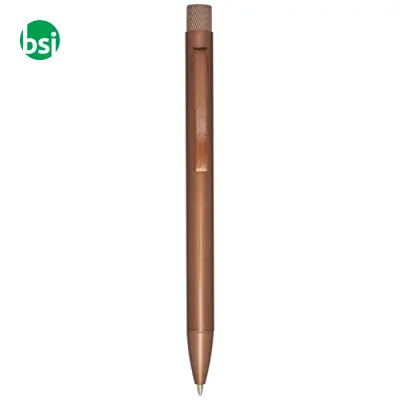 Beatriz recycled brass ballpoint pen black ink - Immagine 10