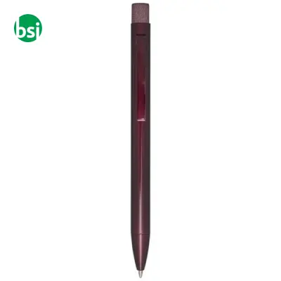 Beatriz recycled brass ballpoint pen blue ink - Immagine 9
