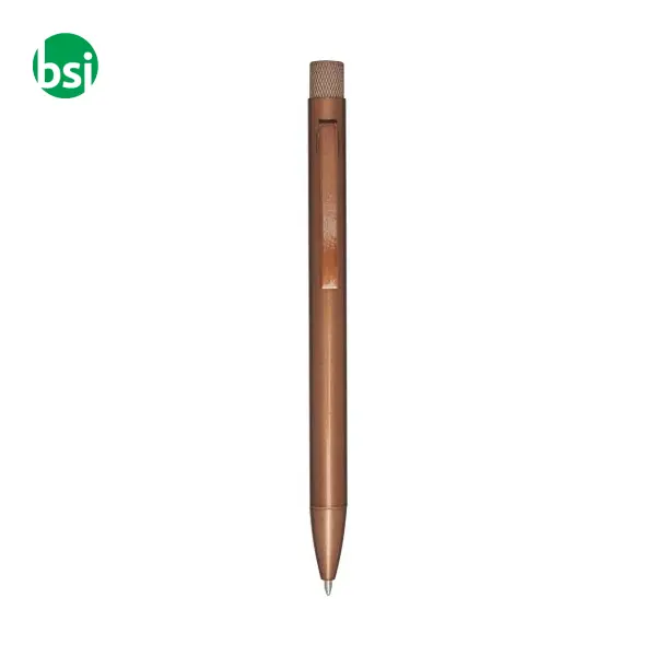 Beatriz recycled brass ballpoint pen blue ink -  10