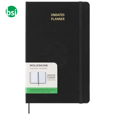 Moleskine hard cover undated L weekly planner - Immagine 2