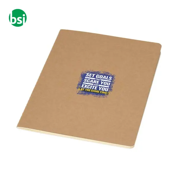 Slyk A5 kraft cahier notebook with ruled pages -  2