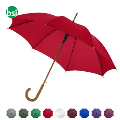 Kyle 23'' auto open umbrella wooden shaft and handle  - 109048