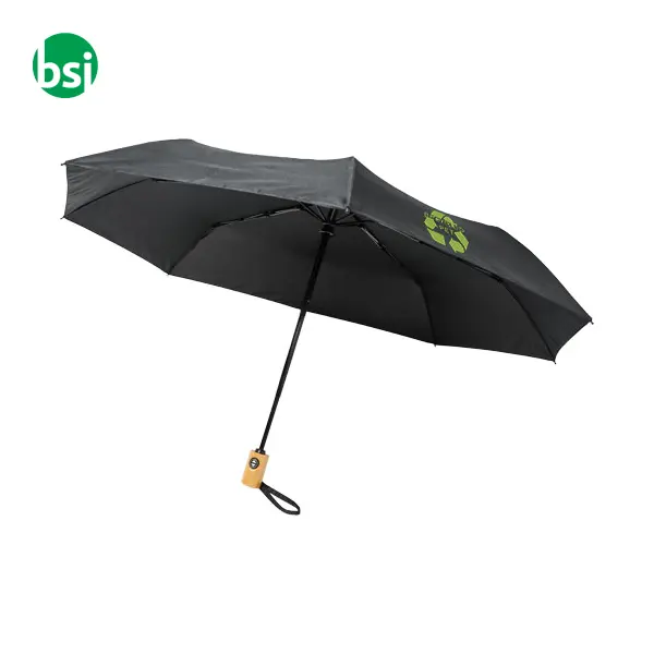 Bo 21'' foldable auto open/close recycled PET umbrella  - 109143 -  2