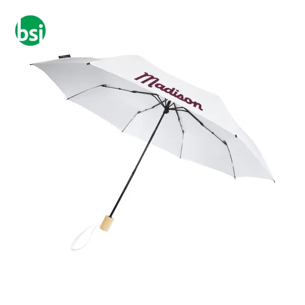 Birgit 21'' foldable windproof recycled PET umbrella  - 109145 -  2