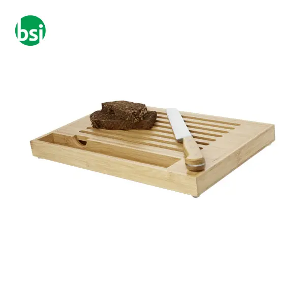 Pao bamboo cutting board with knife -  1