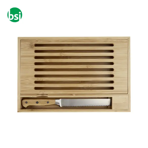 Pao bamboo cutting board with knife -  5