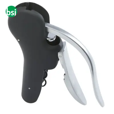 Nebby wine corkscrew Bamboo Stainless Steel ABS Plastic - Immagine 5
