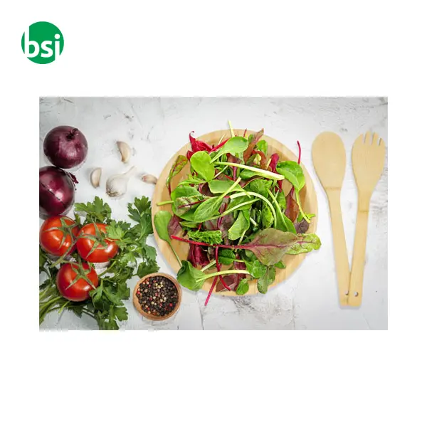 Argulls bamboo salad bowl and tools  - 113268 -  5