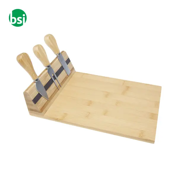 Mancheg bamboo magnetic cheese board and tools  - 113302 -  1