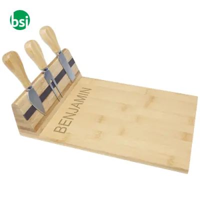 Mancheg bamboo magnetic cheese board and tools  - 113302 - Immagine 3